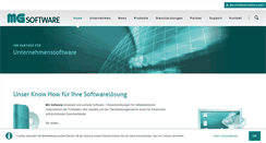 Desktop Screenshot of mg-software.de